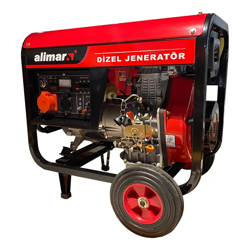 Генератор бензиновий ALIMAR 1 фаза (220В), 6,8кВт, (ALM-B-9000-ME)